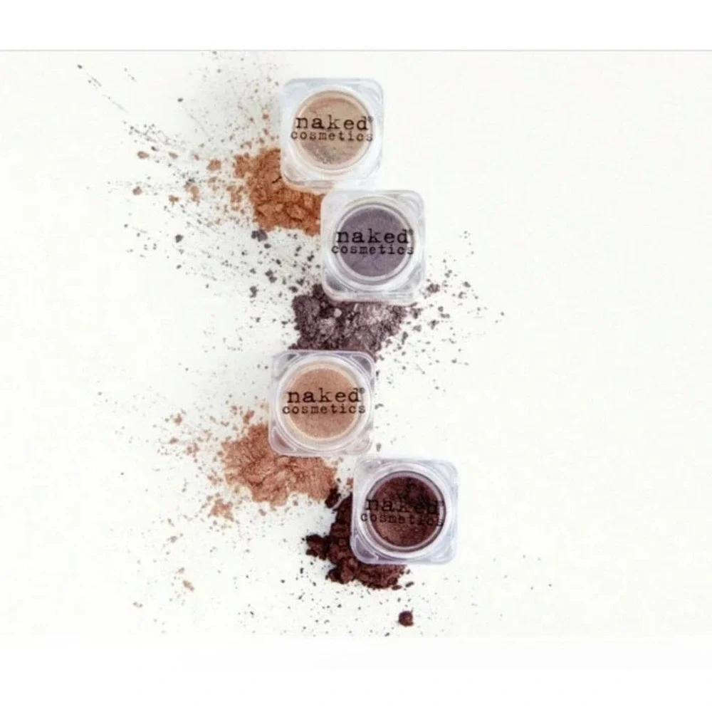 Naked Cosmetics Loose Mica Pigment Quad – Sierra Nevada + Nude‎ – NIB Mineral